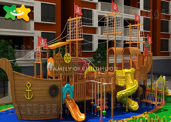 อุปกรณ์สนามเด็กเล่นสำหรับเด็กเด็ก Cubby House Pro Installation