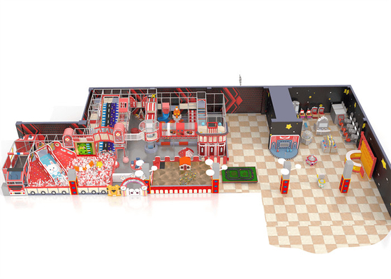 อุปกรณ์สนามเด็กเล่นในร่มสำหรับเด็ก 5 ม. Children Soft Play Maze With Arcade Machine