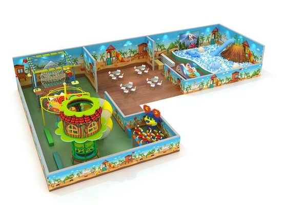 Commercial Soft Play อุปกรณ์ในร่มสนามเด็กเล่น Ball Pool พร้อมอุปสรรค
