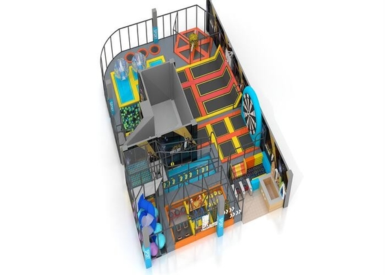 ODM Design Childrens Trampoline ในร่มหลายเกมสำหรับห้างสรรพสินค้า